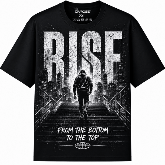 Rise 270GSM Unisex Classic Fit Crew Tee - Ovrdse