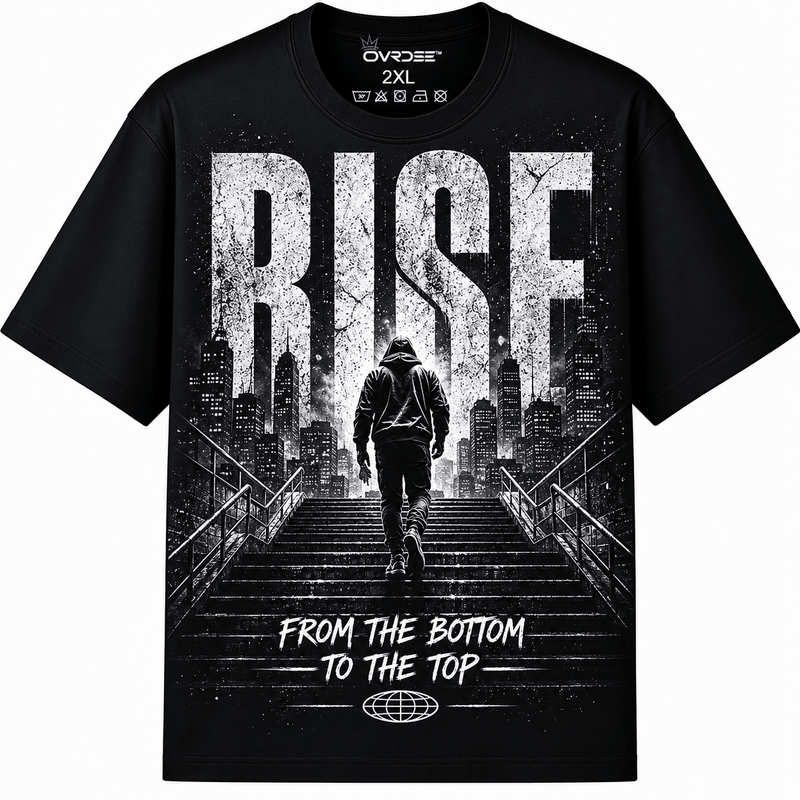 Rise 270GSM Unisex Classic Fit Crew Tee - Ovrdse