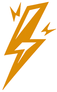 Yellow lightning bolt icon with 'FEARLESS EXPRESSION' text on a white background