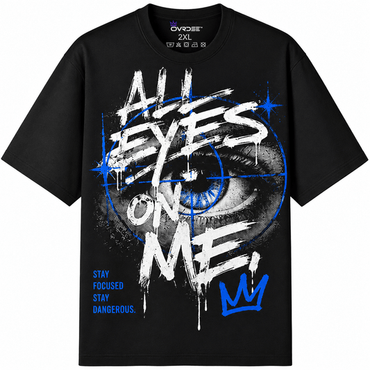 All Eyes On Me 270GSM Unisex Classic Fit Crew Tee - Ovrdse